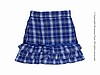 Nouveau Toys Uniform Series - 1/6 Scale Female Blue Tartan Layered Skirt